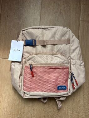 CalPak Kids Medium Backpack in khaki NWT